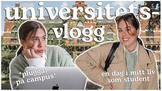 UNIVERSITETSVLOGG #5 | en dag i mitt liv som student