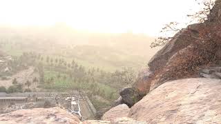 Hampi- 7 am Matanga hills view