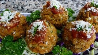 Albondigas de Soya Receta (How to soy-meatballs)