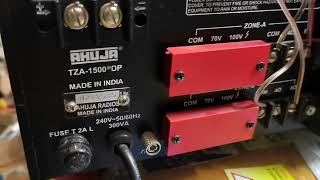 Ahuja Amplifier TZA-1500DP (walk around video)