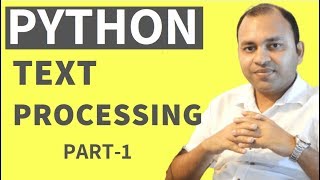 Python Text Analytics for Beginners - Part 1 - Creating and Manipulating Strings in Python