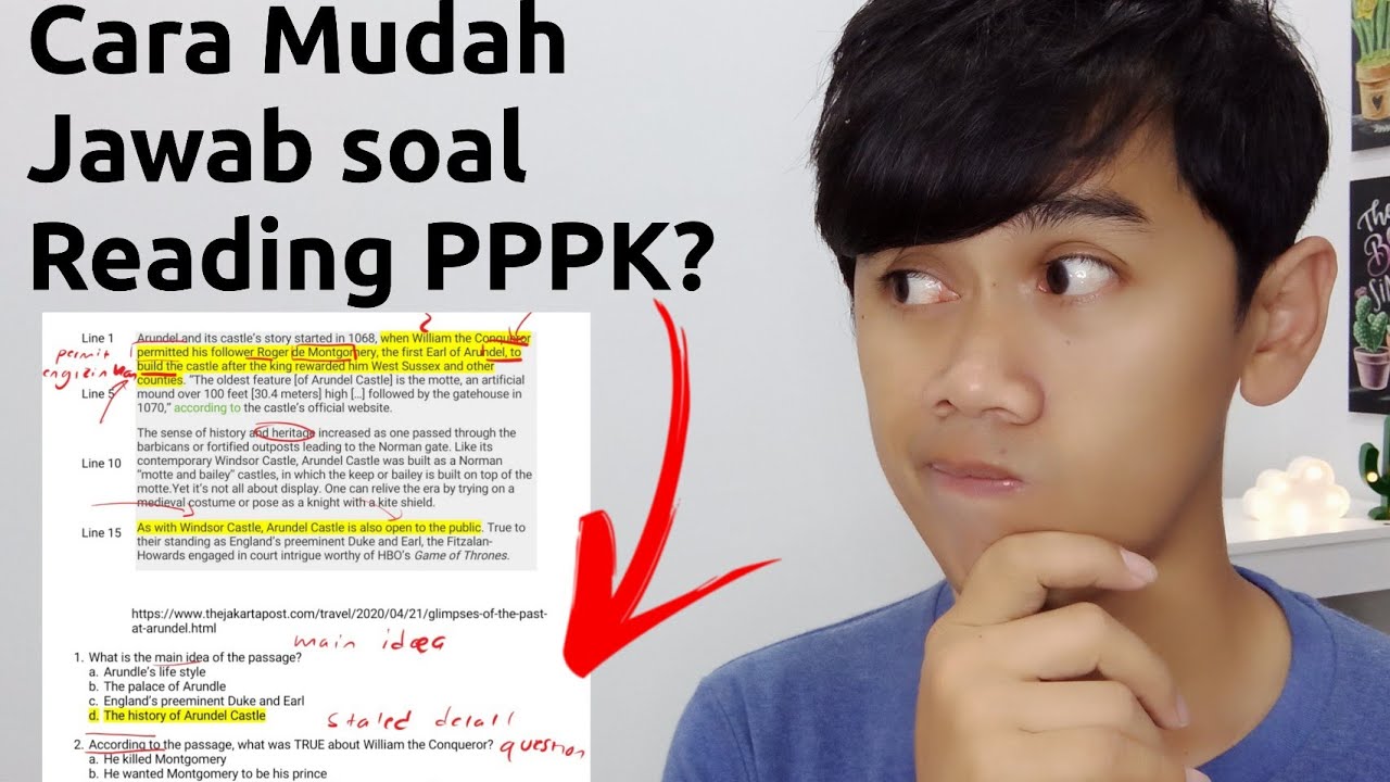 Cara MUDAH Jawab Soal PPPK Bahasa Inggris Bagian READING - YouTube