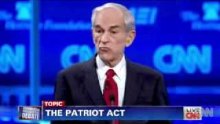 Paul Vs. Gingrich on Patriot Act, Liberty and Security
