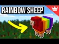 How to Make a Rainbow Sheep in Minecraft (All Versions)