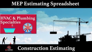 HVAC and Plumbing Specialties | Estimating Spreadsheet