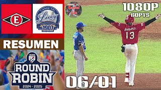 Resumen: Leones del Escogido vs Tigres del Licey | Round Robin (06/01/2025)