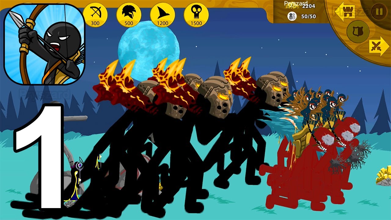 Stick War Legacy Gameplay Walkthrough Part 1 Endless Deads Night 1 5