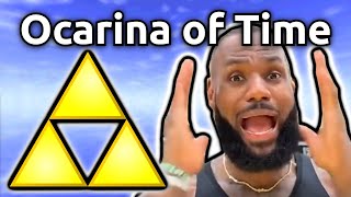 LeBron James scream if you love Ocarina of Time