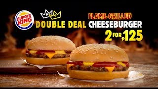 BK Double Deal: 2 for 125 Flame-Grilled Cheeseburger