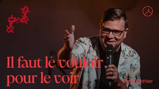 Il faut le vouloir pour le voir | David Pothier