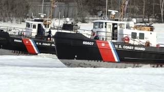 Penobscot River ice-breaking disco 2015