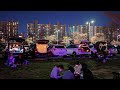 4K SEOUL WALK - Beautiful & Peaceful Jamwon Han River Park's Weekend (Sinsa station). Ambience