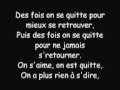 Ridsa - Amour sans fin ( Paroles )