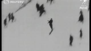 USA / SKI JUMPING contest in New England (1929)