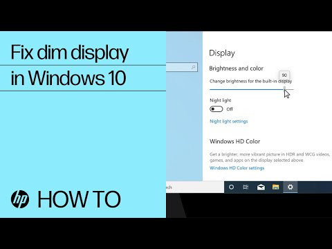 Исправление тусклого дисплея на ноутбуках HP с ОС Windows 10 Компьютеры HP Служба поддержки HP