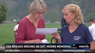 Coeur d'Alene breaks ground on Sgt. Moore memorial