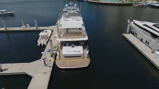 Celebrating the Delivery of the Luxurious Horizon FD110 Yacht in Florida!