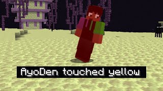 Minecraft, But If I Touch Yellow...