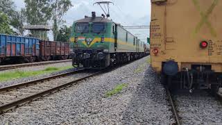 Bondamunda WAG 9s pulling BTPN wagons front panto raised | Indian Railways | Train