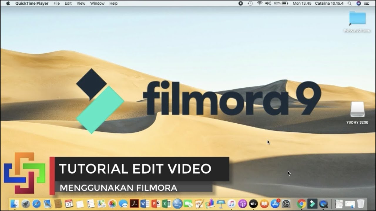 TUTORIAL SAMPAI BISA BUAT / EDIT VIDEO MENGGUNAKAN APLIKASI FILMORA ...