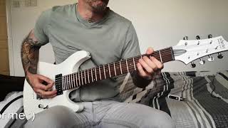 Schecter C-7 Deluxe  chug test with Boss GT 1000