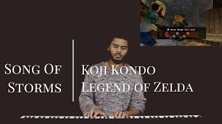 Legend of Zelda (OOT) OST - Song Of Storms - Piano Improv