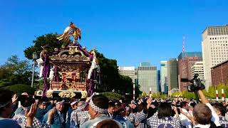 匝瑳市 九十九睦會＠天皇陛下御即位をお祝いする国民祭典 ④ 踊る神輿