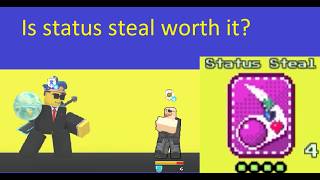 Testing STATUS STEAL on various enemies!!!