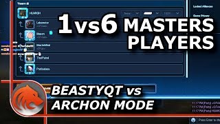 StarCraft 2: Beastyqt (Z) 1 vs 6 (T) Master Players in Archon Mode - INSANE Challenge!