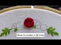 Flower Embroidery Tutorial | How to | Knot Your Type