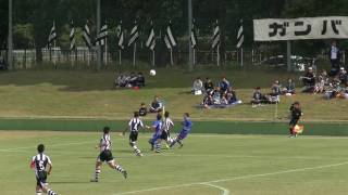 平成28年度　第95回全国高校サッカー選手権　群馬県大会 決勝トーナメント　準決勝　2016 10/30 前橋商業高校vs新島学園高校　　前半キックオフ