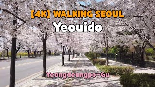 [4K] Walking around Yeouido in Seoul, Korea