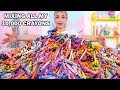 Mixing Together ALL My 10,000 Crayons Into GIANT Crayons