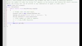 Exercise 2 Week 3 - Java Tutorials For Loop Substring Scanner Corrupt Class