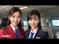 Asking AI to create a flight attendant from several countries
