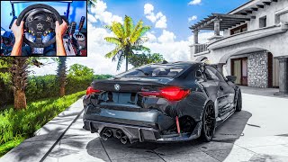 900HP BMW M4 G82 Competition - Forza Horizon 5 (Steering Wheel + Shifter) Gameplay