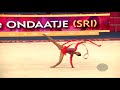 ONDAATJE Anna-Marie (SRI) - 2019 Rhythmic Worlds, Baku (AZE) - Qualifications Ribbon