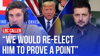 Ukrainian reacts to Zelenskyy being branded 'a dictator' by Trump | LBC