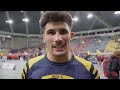 aj ferrari and coach luke smith after the nwca national duals