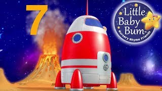 Numbers Song | Space Rocket Ship | Nursery Rhymes for Babies by LittleBabyBum - ABCs and 123s