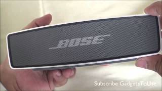 Bose Sound Link Mini Portable Bluetooth Speakers Hands on Review