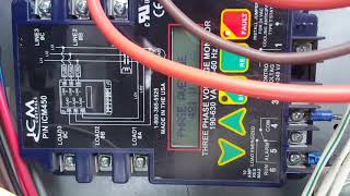 How to troubleshoot and Replace ICM 450 phase monitor on Roof Top Unit