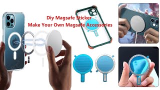 DIY Magsafe Magnet Sticker Magnetic for iPhone 12 Pro Mini Max Make Your Magsafe Accessories