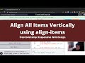 Align All Items Vertically using align items (CSS Grid) freeCodeCamp tutorial