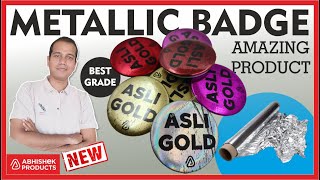 🎉 Metallic Button Badge Setup , Latest Model Good Business Print Business | AbhishekID.com