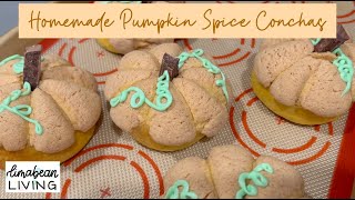 Homemade Pumpkin Spice Conchas | RECIPE TUTORIAL