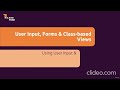 Forms | Python Django - The Practical Guide