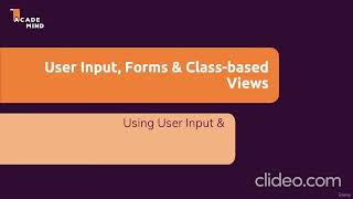 Forms | Python Django - The Practical Guide