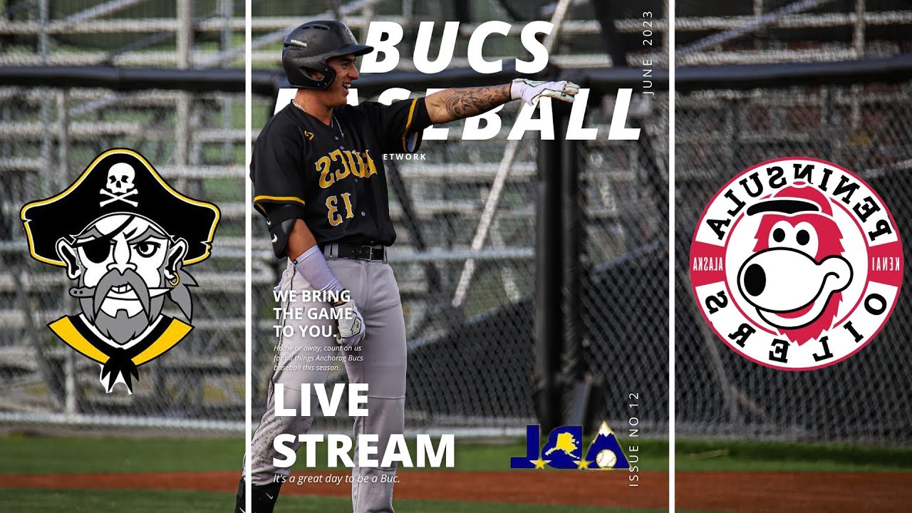 LIVE ALASKA BASEBALL LEAGUE ROAD TRIP | Anchorage Bucs @ Peninsula ...