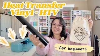 HTV for Beginners | Everything You Need to Know (Cricut Iron-On Tutorial) + T-shirt tutorial